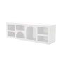 Hanah Home Consola de Salón Ferlis Blanca, 160 cm de Ancho x 51 cm de Alto x 40 cm de Profundidad, Hecha de Tablero de Melamina, Minimalista y Moderna
